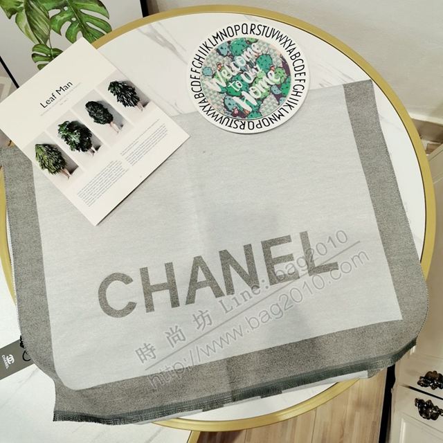 CHANEL圍巾 香奈兒加厚款羊絨圍巾 CHANEL秋冬款女加厚大披肩  llwj6951